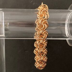 Erwin Pearl Love Knot Bracelet/Gold Tone Over Brass/7 1/2 Inches.NEW/NEVER WORN!